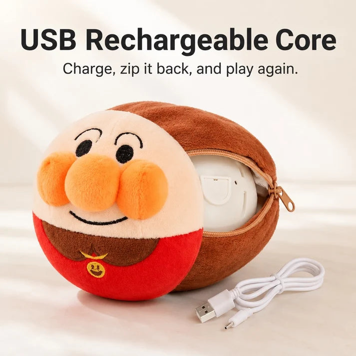 Juguete de peluche eléctrico e interactivo con forma de perro saltarín, ideal para juegos de persecución en interiores y para perros aburridos.