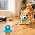 Juguete de ventosa para perros (masticar y tirar) para jugar en interiores: ayuda a redirigir el hábito de morder zapatos y a combatir el aburrimiento.